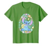 Disney Lilo & Stitch Easter Egg Flowers Spring Pastel Colors T-Shirt