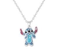 Disney Lilo & Stitch Enamel Stitch Pendant Necklace Adjustable Size Ladies Girls Official Licensed Product Gift Boxed
