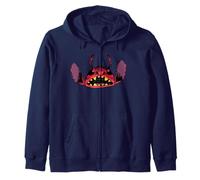 Disney Lilo & Stitch Experiment 629 Leroy Close Face Up Zip Hoodie