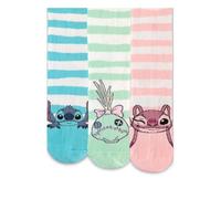 Disney - Lilo Stitch - Female Crew Socks 3Pack Multicolour 6-8 - P2222z
