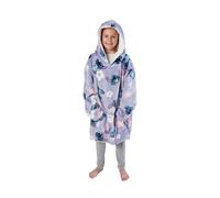 Disney Lilo & Stitch Floral Wearable Hooded Fleece Blanket - Kids Size