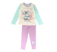 Disney Lilo & Stitch, Girls 2 Piece Pyjamas Set Cuddle Me, Multicoloured, Age 7-8 Years