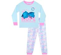 Disney Lilo & Stitch, Girls 2 Piece Pyjamas Set Featuring Stitch and Angel, Lilac, Age 5-12 Years