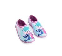 Disney Lilo & Stitch Girls Pink Angel Aqua Shoes | Turquoise Water Sandals with Textured Sole & Pull-On Design | Beach Poolside Summer Footwear Merch - 3 UK Child
