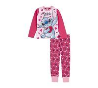 Disney Lilo & Stitch Girls Pyjamas Stitch Pjs Sleepwear Set, Ages 5 to 15 Years Old (UK, Age, 13 Years, 14 Years, Regular, Fuschia)