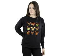 Disney Lilo & Stitch Halloween Costumes Sweatshirt In Black Black XL