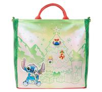 Disney: Lilo & Stitch Holiday Tote Pin Trader Crossbody Bag