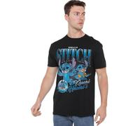 Disney LILO & Stitch Homage Unisex T Shirt, Black, Large