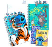 Disney Lilo & Stitch Journal Set for Kids - Bundle with Disney Spiral Notebook with Divider Tabs Plus Stickers, More | Stitch Diary Set for Girls, Boys