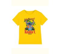 Disney Lilo&Stitch Kauai Postcard Kids T-Shirt, Yellow | Size: 7-8 Years Disney Yellow 7-8 Years
