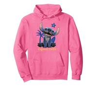 Disney Lilo & Stitch Live-Action Movie "Cosmic Cutie" Stitch Pullover Hoodie, Adult Unisex, Bright Pink, Small