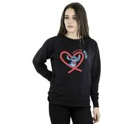 Disney Women's Lilo & Stitch Love You Mum Sweatshirt in Black | Size: XL Disney Black XL
