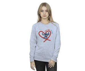 Disney Lilo & Stitch Love You Mum Sweatshirt In Grey Grey