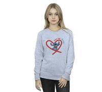 Disney Lilo & Stitch Love You Mum Sweatshirt In Grey Grey XL