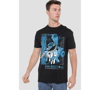 Disney LILO & Stitch Manga Jump Unisex T Shirt, Black, S