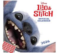 Disney Lilo & Stitch Movie Calendar 2026 Square Wall Calendar with FREE Organising Stickers Included