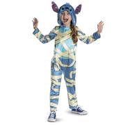 Disney Lilo & Stitch Mummy Stitch Fancy Dress Jumpsuit for Kids, Officially Licensed, Perfect for Halloween, Features Fun Mummy Stitch Design, for Ages 3-4, 4-6, 7-8 Years Multi