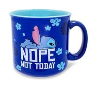 Disney Lilo & Stitch "Nope Not Today" Ceramic Camper Mug | Holds 20 Ounces