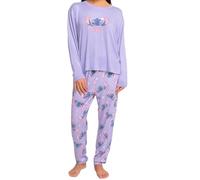 Disney Womens Pyjamas | Lilo And Stitch PJs For Women | Ladies Stitch Pyjamas | Womens PJs | Purple L