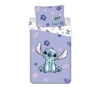 Disney Lilo & Stitch Purple Single Duvet Cover And Pillowcase Set - European Size