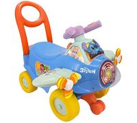 Disney Lilo & Stitch Ride On Toy Plane - Interactive Car for Kids with Lights & Sounds, Steering Wheel Activities, Push Along For Balance & Coordination - Ride-On Toys for 1 Year Old, Boys, Girls