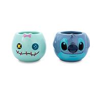 Disney Lilo & Stitch Scrump and Stitch Sculpted Ceramic Mini Mugs | Set of 2