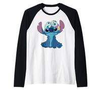 Disney Lilo & Stitch Scrump on Stitch's Head 2-Sided Raglan Baseball Tee