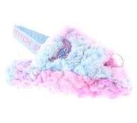 Disney Lilo & Stitch Slippers Girls Childrens Slip On Sling Back Fluffy Mules Kids - UK 8