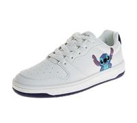 Disney Lilo & Stitch Sneakers Lace Up Lightweight Breathable - Stitch Shoes for Girls and Women (sizes 11-4 kids /5-10 Adults), White (Adults Size), 5 UK