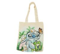 Loungefly Disney: Lilo & Stitch Springtime Canvas Tote Bag