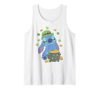 Disney Lilo & Stitch St. Patrick's Day Happy Pot of Gold Tank Top