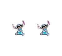 Disney Lilo & Stitch Sterling Silver Blue Enamel Stitch Stud Earrings E906250RRHL.PH