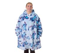 Disney Lilo & Stitch Stitch Character Zip Through Blanket Hoodie | In Blue Blue