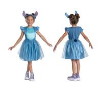 Disney Lilo & Stitch Stitch Dress with Headband for Girls, Officially Licensed by Disguise, Includes Ear Headband and Sparkly Mesh Skirt, Fancy Dress for Kids, for ages 2, 3-4, 4-6 years
