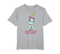 Disney Lilo & Stitch This Is Scrump Portrait T-Shirt, Men's Big and Tall, Heather Grey, 4X Tall