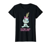 Disney Lilo & Stitch This Is Scrump Portrait T-Shirt, Women, Black, Medium