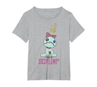 Disney Lilo & Stitch This Is Scrump Portrait T-Shirt, Women's Plus, Heather Grey, 2X