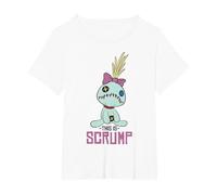 Disney Lilo & Stitch This Is Scrump Portrait T-Shirt, Women's Plus, White, 2X