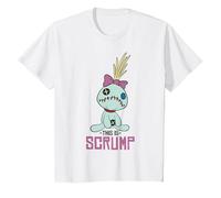 Disney Lilo & Stitch This Is Scrump Portrait T-Shirt, Youth, White, Large