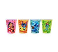 Disney Lilo & Stitch Tropical 2-Ounce Plastic Mini Cups | Set of 4