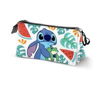 Disney Lilo und Stitch Frog-Dreifach Federmäppchen, Mehrfarbig, 23 x 11 cm