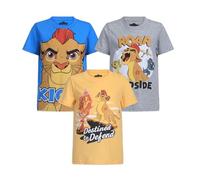 Disney Lion Guard The Toddler Boys' T-Shirt (Pack of 3) 3T Grey