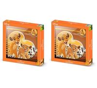 Disney Lion King Africa-Heart Diary + Pen, Yellow (Pack of 2)
