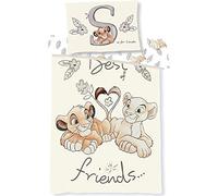 Disney Lion King Bed Linen / Children's Bed Linen Friends. | Reversible baby bedding | Baby cot | Simba & Nala | African savanna | 100% Cotton Oeko-Tex | Birth gift