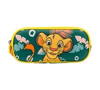 Disney Lion King Green-3D Double Pencil Case, Green, 22 x 9.5 cm