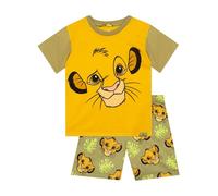 Disney Lion King Pyjamas | Simba Boys Short Pyjamas | Summer Boys PJs | Ages 18 Months To 8 Years | Official Lion King Merchandise