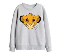 Disney Lion King Simba Kids Sweatshirt, Athletic Heather, 7-8