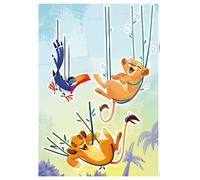 Disney Lion King Wall Stickers 50x70cm Nala & Simba Toddler Nursery Decals Set