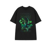Disney Lion King Women's Scar 'Long Live The King' Black Graphic Tee | Classic Movie Crew Neck Top | Casual Wear Short Sleeve Pull-On Shirt