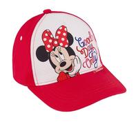 Disney Little Baseball Hat for Girl’s Ages 2-7 Minnie Mouse Kids Cap, Red, Toddler Age 2-4